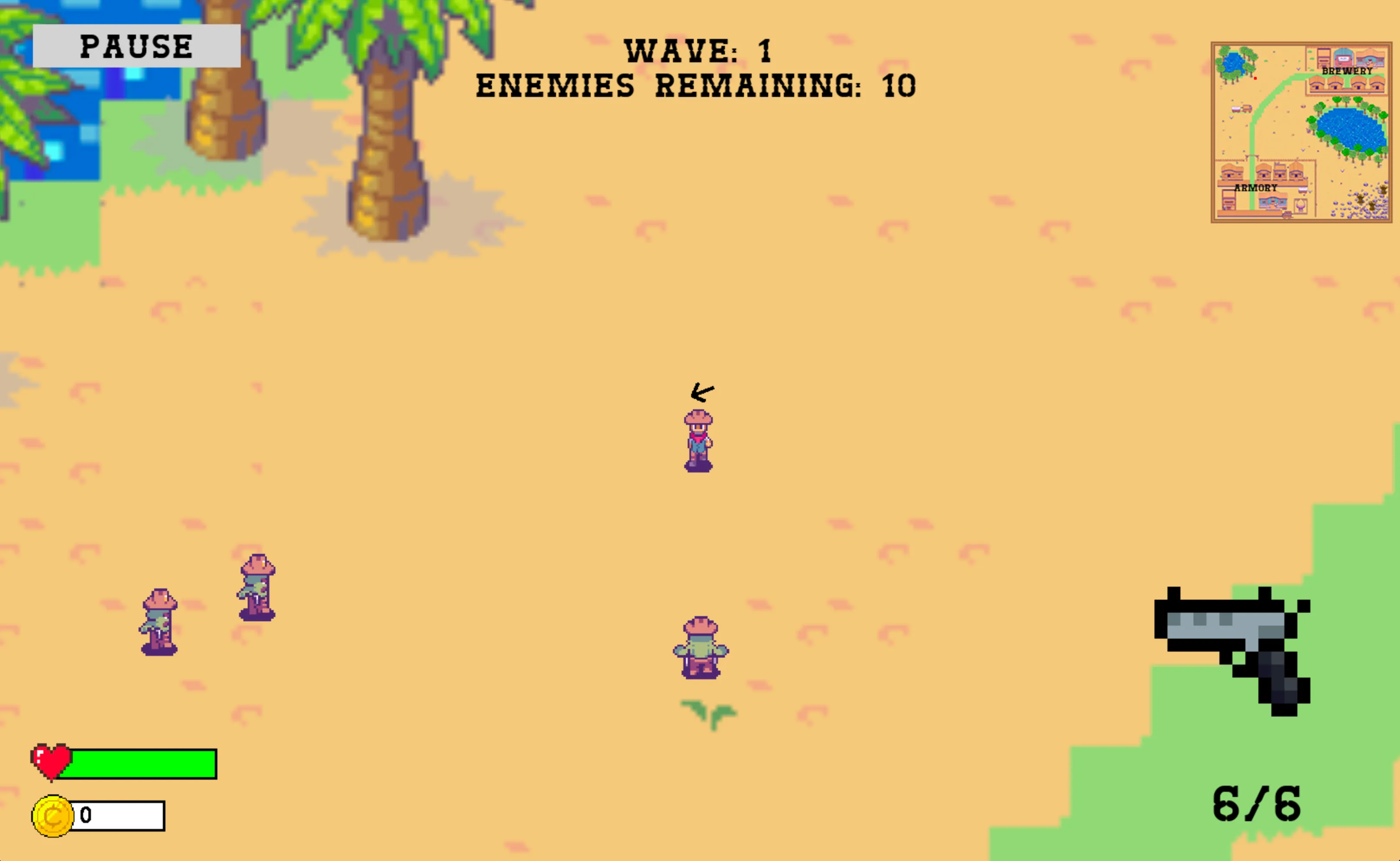 Trigger Outlaws — A tile-based, top-down RPG built with pygame.